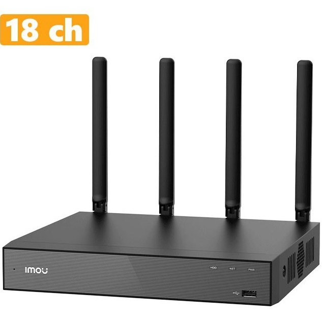 دستگاه NVR بیسیم آیمو مدل N118W-8A0E ظرفیت ۱۸ کانال